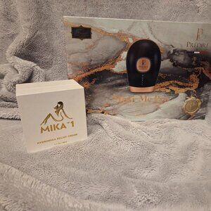 Predire Paris Mini Me Hair Removal Device and Mika Relief Creme Bundle